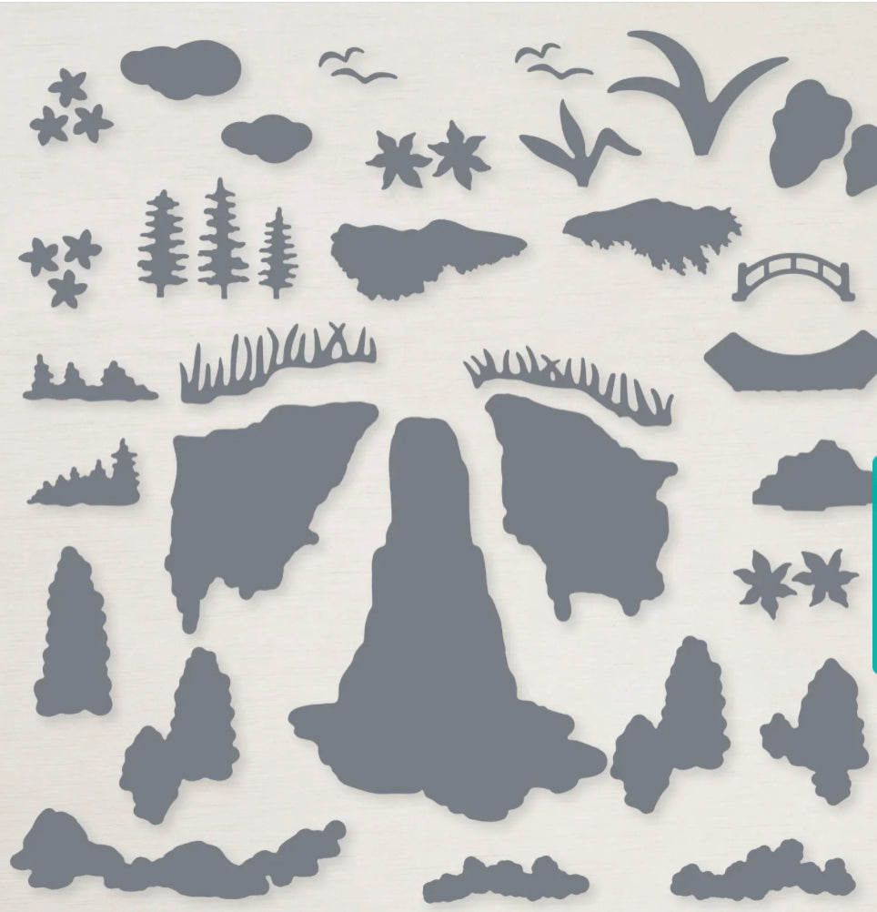 Stampin' Up! Bundle - Waterfall Canyon - As New