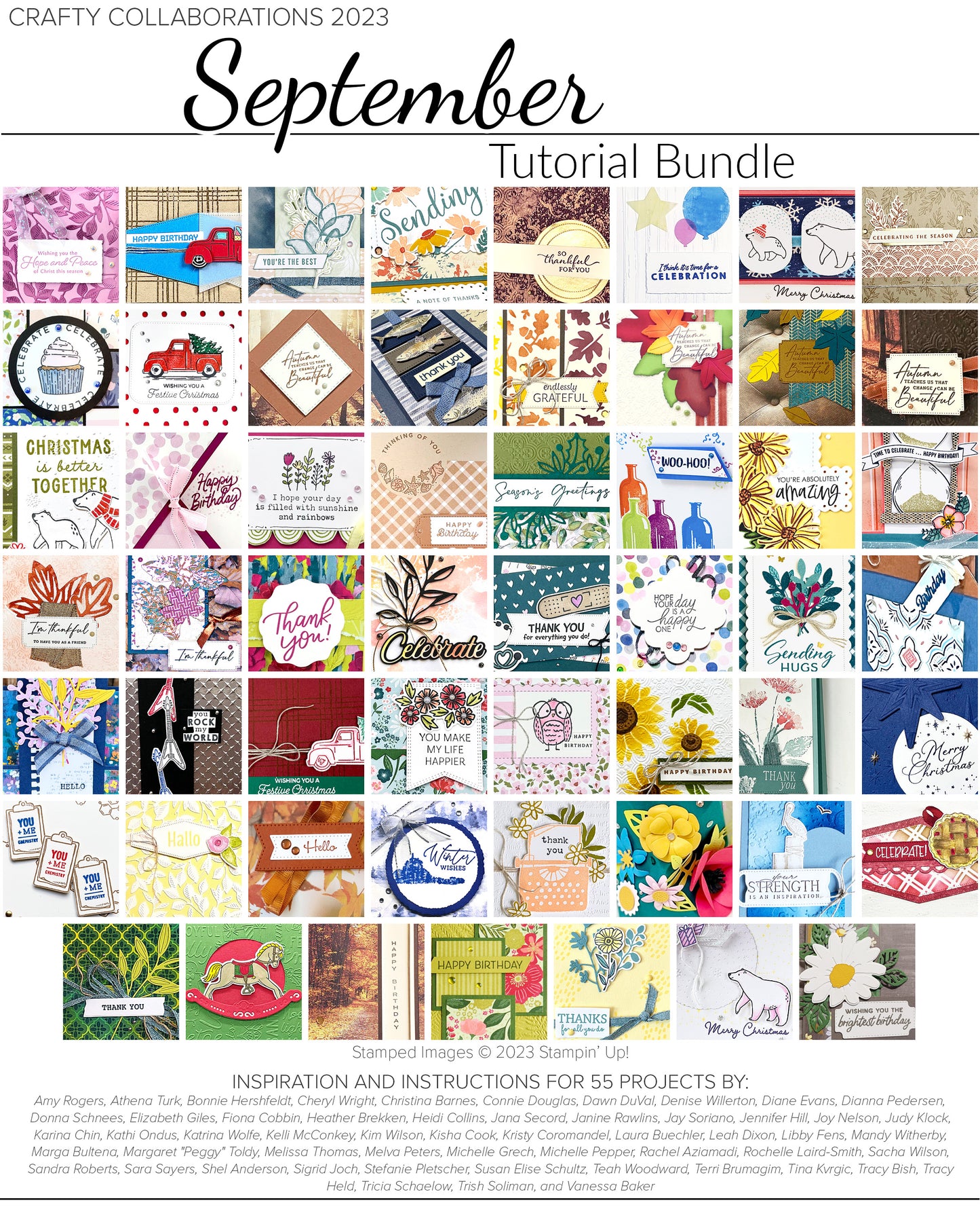 Crafty Collaborations - September 2023 - PDF Tutorial Bundle