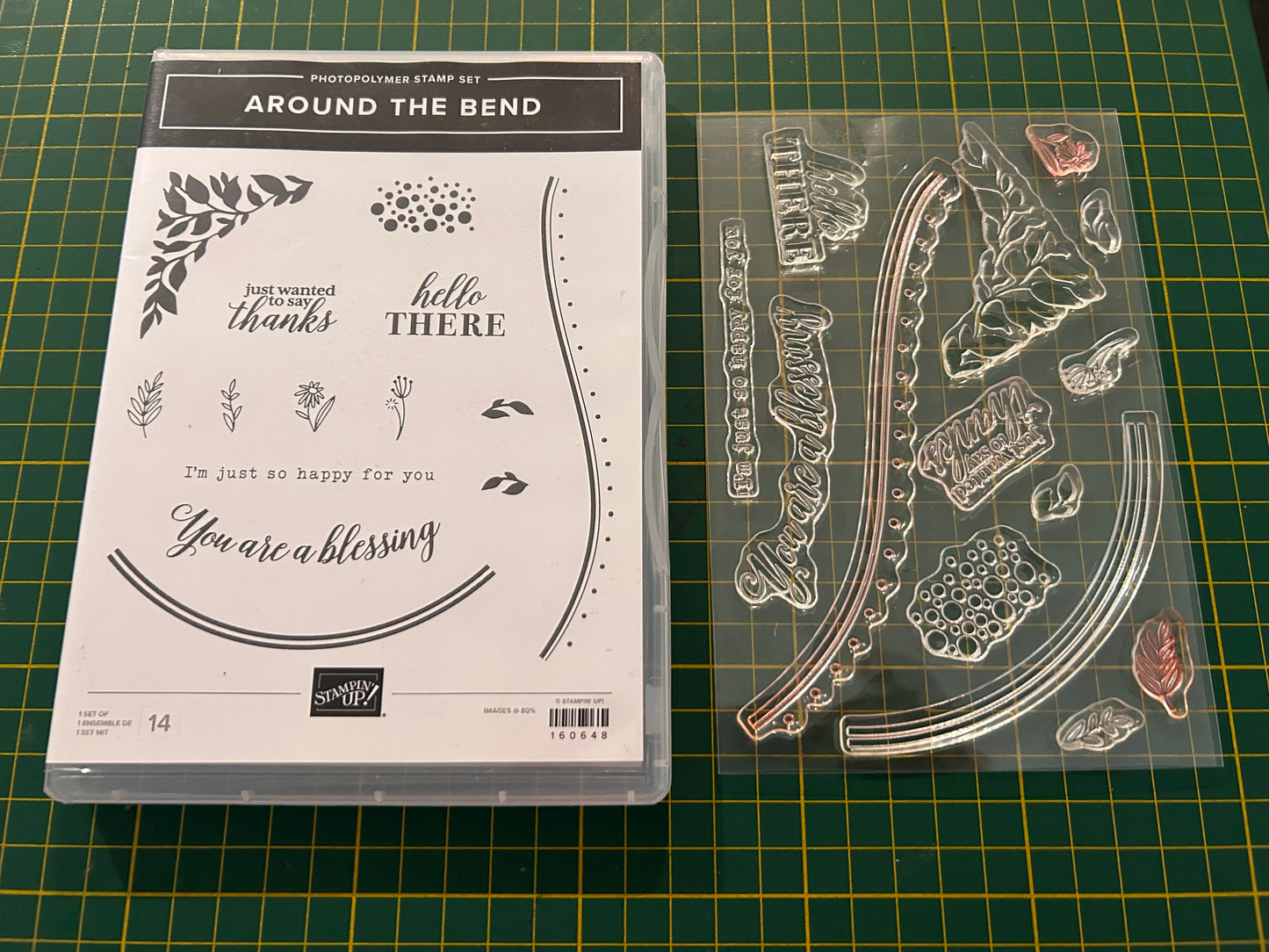 Stampin' Up! Stamp - Around the Bend - Lightly Used