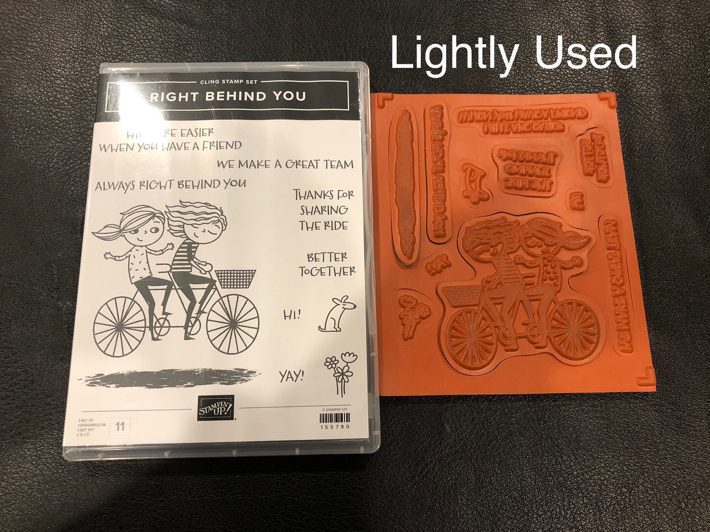 Stampin' Up! Stamp - Right Behind You - Lightly Used