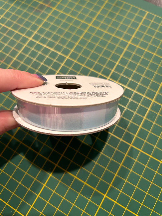 Stampin' Up! Ribbon - Balmy Blue & White Variegated - New