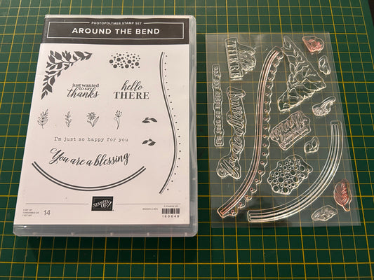 Stampin' Up! Stamp - Around the Bend - Lightly Used