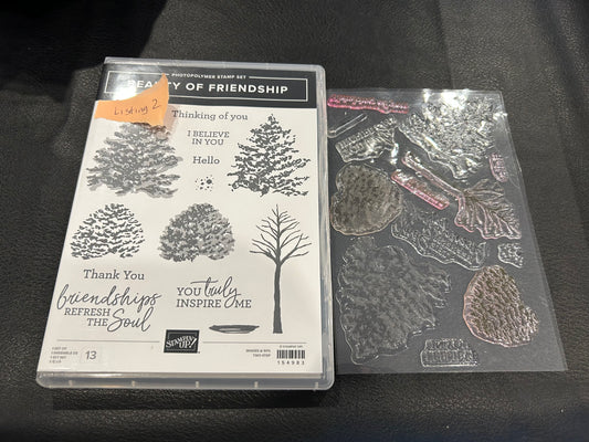 Stampin' Up! Stamp - Beauty of Friendship - Lightly Used