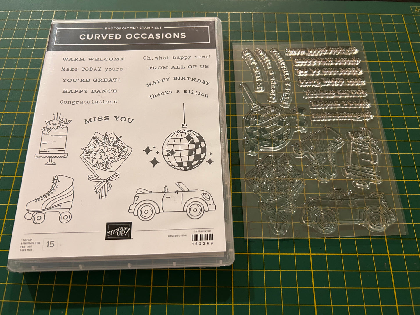 Stampin' Up! Stamp - Curved Occasions- New
