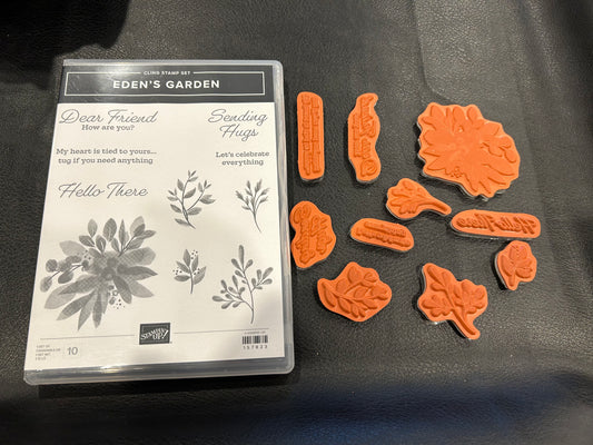 Stampin' Up! Stamp - Eden's Garden - Lightly Used