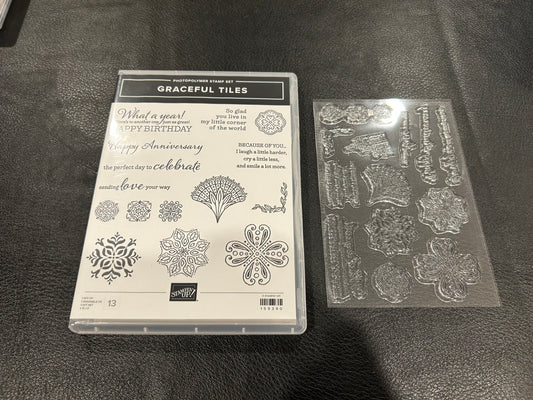 Stampin' Up! Stamp - Graceful Tiles - New