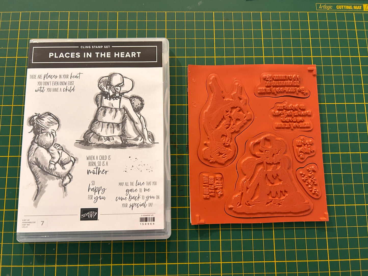 Stampin' Up! Stamp - Places in the Heart - Lightly Used