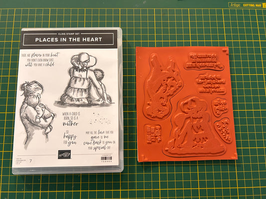 Stampin' Up! Stamp - Places in the Heart - Lightly Used