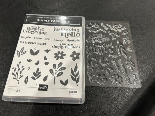 Stampin' Up! Stamp - Simply Fabulous - New
