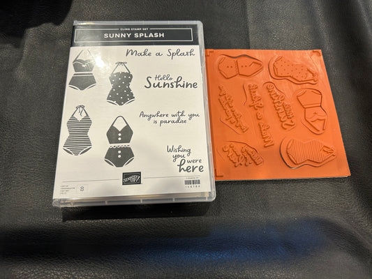 Stampin' Up! Stamp - Sunny Splash - Lightly Used